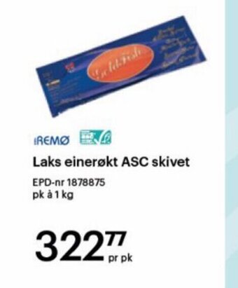 Storcash Laks einerøkt ASC skivet tilbud