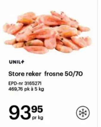 Storcash Store reker frosne 50/70 tilbud