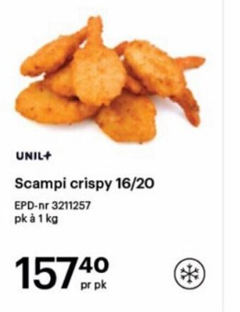 Storcash Scampi crispy 16/20 tilbud