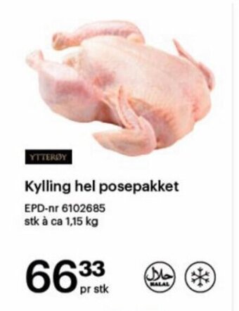 Storcash Kylling hel posepakket tilbud