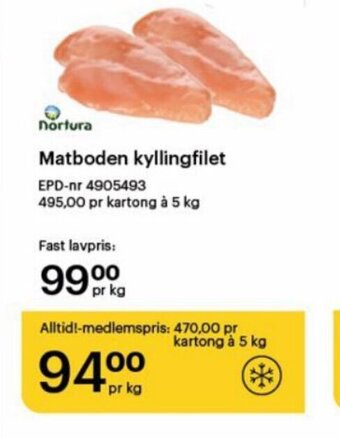 Storcash Matboden kyllingfilet tilbud