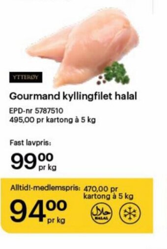 Storcash Gourmand kyllingfilet halal tilbud