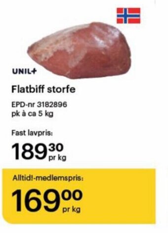 Storcash Flatbiff storfe tilbud