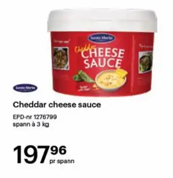 Storcash Cheddar cheese sauce tilbud