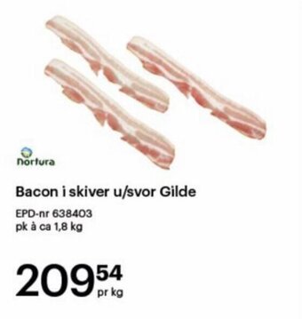 Storcash Bacon i skiver u/svor Gilde tilbud