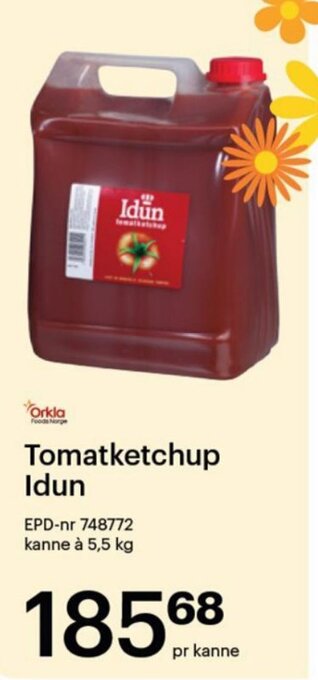 Storcash Tomatketchup Idun tilbud