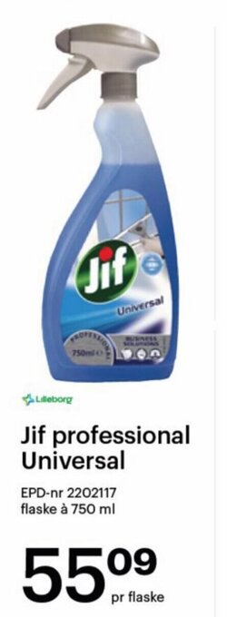Storcash Jif professional Universal tilbud