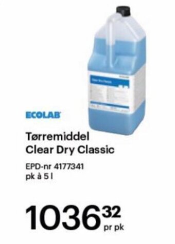 Storcash Tørremiddel Clear Dry Classic tilbud