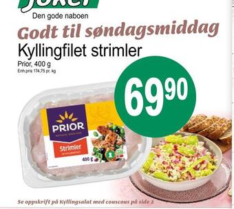 Joker Kyllingfilet strimler tilbud