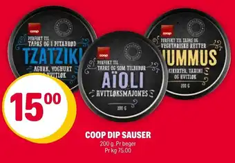 Coop Extra COOP DIP SAUSER tilbud