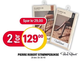 Coop Extra PIERRE ROBERT STRØMPEBUKSE tilbud