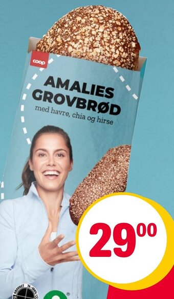 Coop Extra AMALIES GROVBRØD tilbud