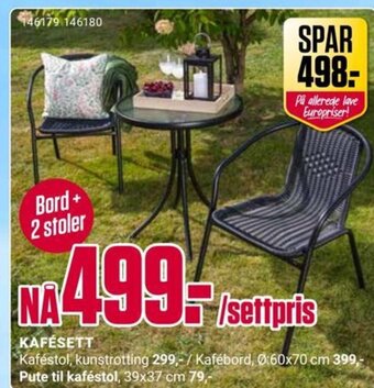 Europris KAFÉSETT tilbud