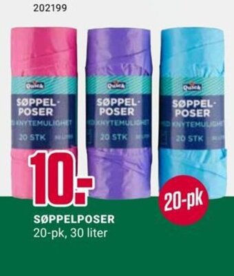 Europris SØPPELPOSER 20-pk, 30 liter tilbud