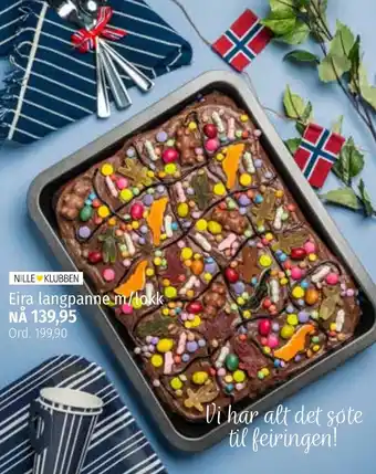Nille Eira langpanne m/lokk tilbud