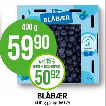 Kiwi BLÅBÆR tilbud