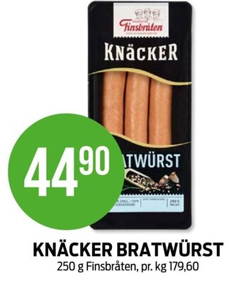 Kiwi KNÄCKER BRATWÜRST tilbud