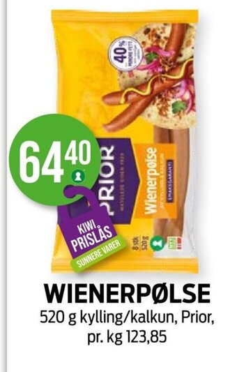 Kiwi WIENERPØLSE tilbud
