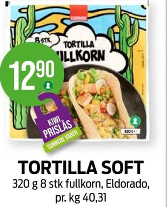 Kiwi TORTILLA SOFT tilbud
