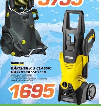 Coop Byggmix Kärcher k 3 classic høytrykksspyler tilbud