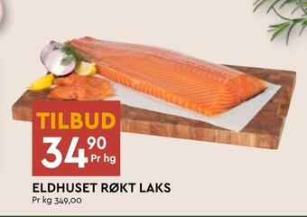Coop Mega Eldhuset røkt laks tilbud