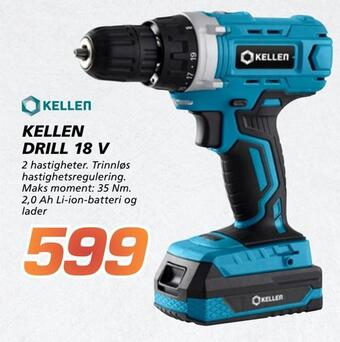 Coop Byggmix Kellen drill 18 v tilbud
