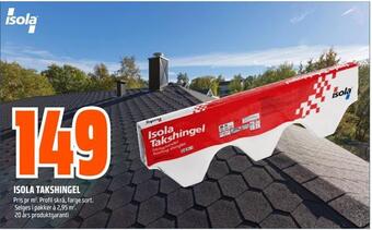 Obs Bygg Isola takshingel tilbud