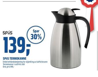 Coop Obs Spiis termokanne tilbud