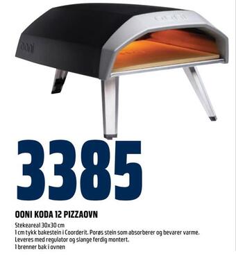 Obs Bygg Ooni koda 12 pizzaovn tilbud