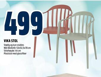 Obs Bygg Vika stol tilbud
