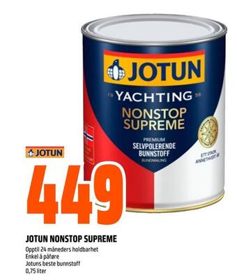 Obs Bygg Jotun nonstop supreme tilbud