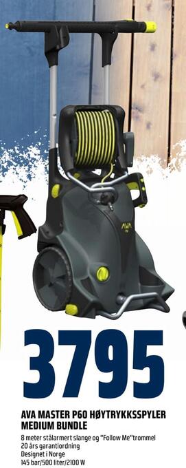 Obs Bygg Ava master p60 høytrykksspyler medium bundle tilbud