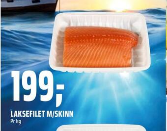 Coop Obs Laksefilet m/skinn tilbud