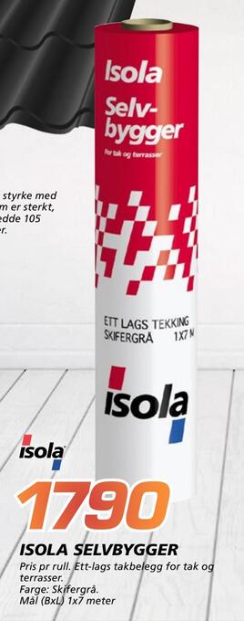 Coop Byggmix Isola selvbygger tilbud