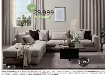 Møbelringen Båstad modulsofa tilbud