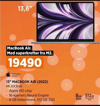 POWER 13 macbook air (2022) tilbud