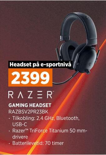 POWER Gaming headset tilbud