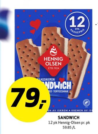 Bunnpris Sandwich tilbud