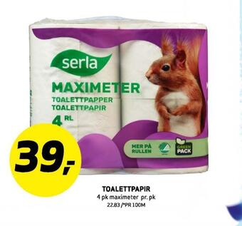 Bunnpris Toalettpapir tilbud