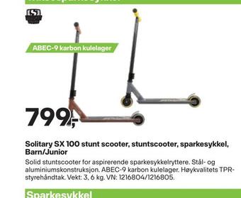 XXL Sport Solitary sx 100 stunt scooter, stuntscooter, sparkesykkel, barn/junior tilbud