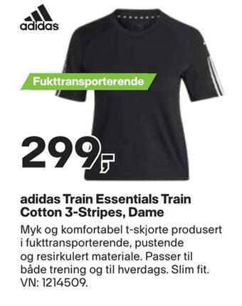 XXL Sport Adidas train essentials train cotton 3-stripes, dame tilbud