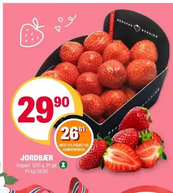 Coop Extra Jordbær tilbud