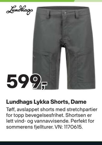 XXL Sport Lundhags lykka shorts, dame tilbud