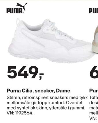 XXL Sport Puma cilia, sneaker, dame tilbud