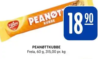 Rema 1000 PEANØTTKUBBE Freia tilbud