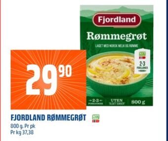 Coop Obs Fjordland grøt tilbud