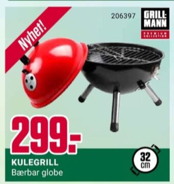 Europris Grillman kulegrill tilbud