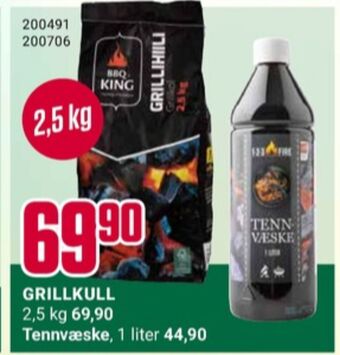 Europris Bbq king grillkull tilbud