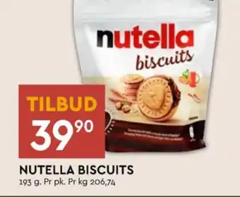 Coop Mega Nutella kjeks tilbud
