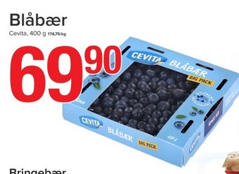 Eurospar Cevita blåbær tilbud